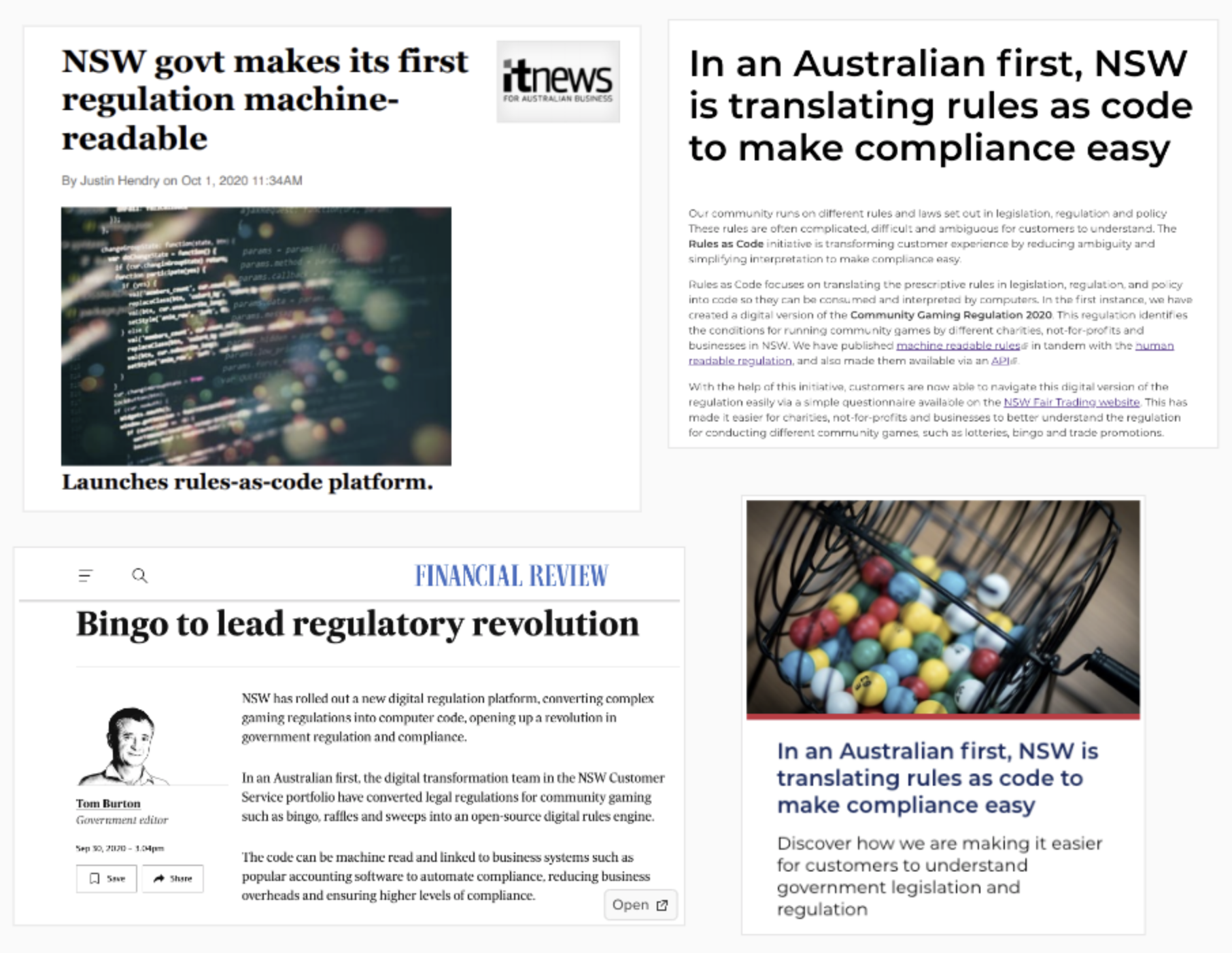 RaC in the media